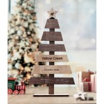 Árbol de Navidad para decoración hecho de madera personalizable color madera segunda vista bodegón 2