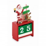 Calendario de escritorio de Navidad para la cuenta regresiva color surtido