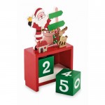 Calendario de escritorio de Navidad para la cuenta regresiva color surtido segunda vista