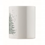 Taza de cerámica con diseño navideño y asa a juego 300ml color verde quinta vista