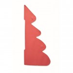 Adorno de papel plegable en forma de árbol de Navidad personalizable color rojo quinta vista