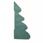 Adorno de papel plegable en forma de árbol de Navidad personalizable color verde quinta vista