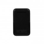 Powerbank elegante y pequeña ideal para llevar 5000 mAh color negro vista trasera