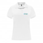 Polo técnico de poliéster piqué para mujer 150 g/m2 Roly Direct Monzha vista principal