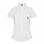 Camisa laboral para horeca de manga corta de poliéster 130 g/m2 Roly Sofia vista principal