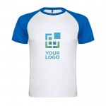 Camiseta sport de poliéster en doble color 140 g/m2 Roly Direct Indianapolis vista principal