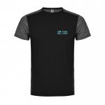 Camiseta técnica de manga corta en poliéster 135 g/m2 Roly Direct Zolder vista principal
