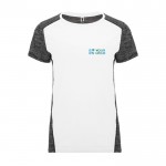 Camiseta técnica poliéster de mujer en doble color 135 g/m2 Roly Direct Zolder vista principal