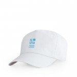 Gorra de algodón con cierre ajustable de velcro y orificios vista principal