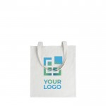 Bolsa de poliéster ideal para sublimación con asas largas 180 g/m2 vista principal