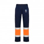 Pantalón laboral alta visibilidad con bolsillos 200 g/m2 Roly Naos vista principal