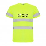 Camiseta técnica laboral de alta visibilidad 130 g/m2 Roly Delta vista principal