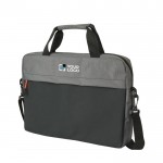 Maletín bicolor para portátil bicolor con doble asas 15'' color gris vista de impresión
