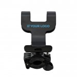 Soporte de plástico negro para móvil especial para bicicletas color negro vista de impresión