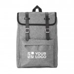 Mochila de poliéster acolchada vista principal