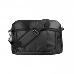Bolsa para congresos con varios bolsillos color negro
