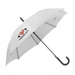 Paraguas sublimado automático color blanco imagen con logo
