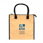 Bolsa nevera de yute personalizada vista principal