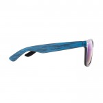 Gafas de sol imitación de madera color azul segunda vista