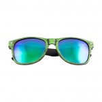Gafas de sol imitación de madera color verde