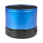 Altavoz inalámbrico personalizado de metal color azul