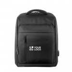 Mochila con acabado impermeable vista principal