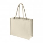 Bolsa de algodón con laminado 230 g/m2 color beige primera vista