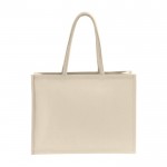 Bolsa de algodón con laminado 230 g/m2 color beige