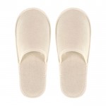 Zapatillas de algodón talla mediana color natural primera vista