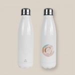 Botella con acabado blanco para sublimación 750ml City Sublim color blanco quinta vista