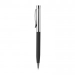 Bolígrafo de aluminio personalizado color negro quinta vista
