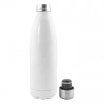 Botellas térmicas de acero inoxidable reciclado 500ml Ice Sublim color blanco tercera vista