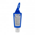 Gel hidroalcohólico con enganche color azul