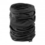 Braga de cuello hecha de poliéster RPET en colores neutros color negro primera vista