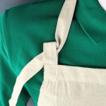 Delantal hecho de algodón Fairtrade con cierre ajustable 180 g/m2 segunda vista