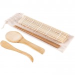 Kit de 5 piezas para hacer sushi con el logo de empresa Sushi color beige segunda vista