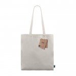 Bolsa de comercio justo de 180gr color natural primera vista