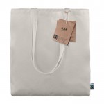 Bolsa de comercio justo de 180gr color natural segunda vista