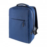 Mochila para portátiles y cinta para maletas color azul primera vista