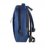 Mochila para portátiles y cinta para maletas color azul segunda vista detalle