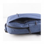 Mochila para portátiles y cinta para maletas color azul segunda vista