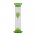 Set dental con cepillo de dientes y reloj de arena en estuche color verde sexta vista