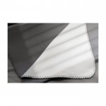 Manta de poliéster personalizable de 2 colores reversibles 150g/m2 color gris primera vista