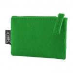 Monedero de fieltro reciclado disponible en varios colores 350g/m2 cuarta vista