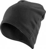 Gorro de poliéster suave y personalizable para invierno 280g/m2 color negro segunda vista