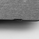 Alfombrilla Ratón RPET Wireless color gris vista detalle 4