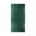 Pareo toalla monocolor de algodón reciclado y orgánico 200 g/m2 color verde segunda vista