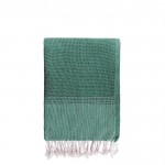 Pareo toalla monocolor de algodón reciclado y orgánico 200 g/m2 color verde vista principal