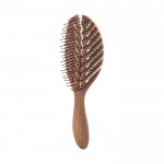 Cepillo de fibra de coco y polipropileno con atractivo diseño color marrón primera vista