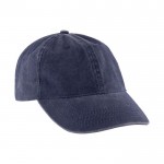 Gorra de 100% algodón de estilo casual con efecto lavado 260 g/m2 color azul marino segunda vista